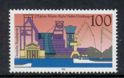 Germany-1991-Rhine-Ruhr-Harbour-MUH