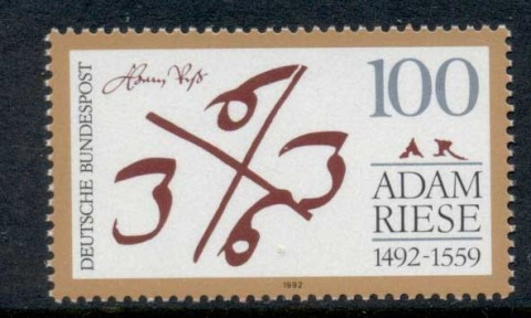 Germany-1992-Adam-Reise-Mathematician-MUH