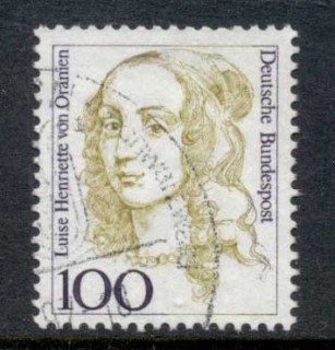 Germany-1992-Famous-Women-100pf-Louise-Henriette-of-Orange-FU