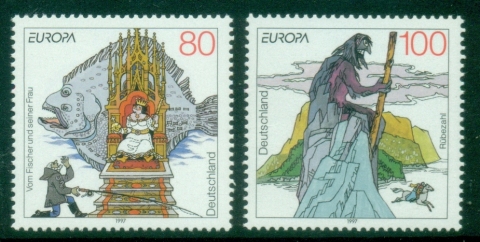 Germany-1997-EUROPA-Stamps-Tales-and-Legends-MUH