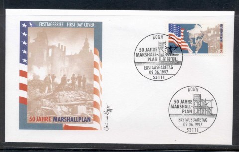 Germany-1997-Marshall-Plan-FDC