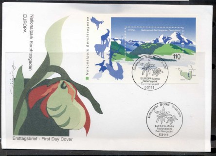 Germany-1999-Europa-Nature-Parks-MS-FDC