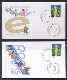 Germany-2000-Europa-Field-of-Stars-PS-2x-FDC