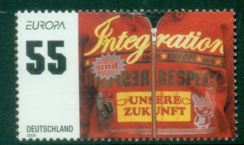 Germany-2006-EUROPA-Stamps-Integration-through-the-Eyes-of-Young-People-MUH