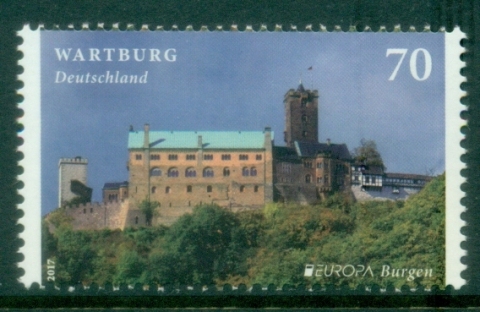 Germany-2017-EUROPA-Stamps-Palaces-and-Castles-MUH
