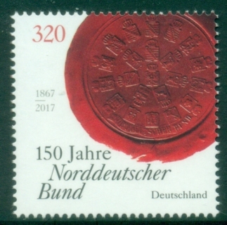 Germany-2017-The-150th-Anniversary-of-the-North-German-Confederation-MUH Germany-2017-The-150th-Anniversary-of-the-North-German-Confederation-MUH