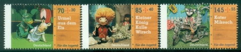 Germany-2017-Youth-Philately-Augsburger-Puppenkiste-Marionette-Theater-MUH