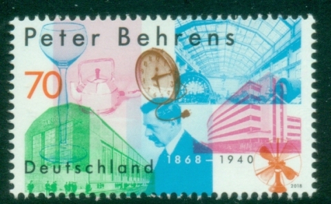 Germany-2018-The-150th-Anniversary-of-the-Birth-of-Peter-Behrens-1868-1940-Muh