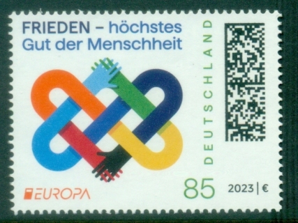 Germany-2023-EUROPA-Stamp-Peace-The-Highest-Value-of-Humanity-MUH