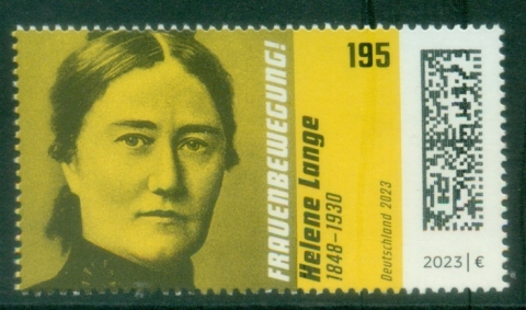 Germany-2023-The-175th-Anniversary-of-the-Birth-of-Helene-Lange-1848-1930-MUH