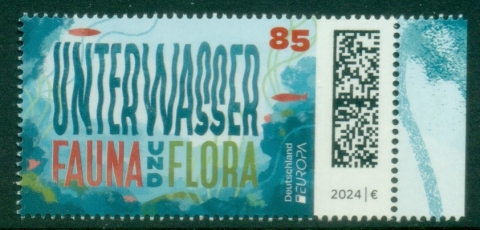 Germany-2024-EUROPA-Stamps-Underwater-Flora-and-Fauna-MUH