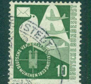 Germany-1953-10pf-Transport-Exhibition-FU-lot59564