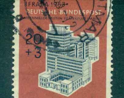 Germany-1953-20-3pf-Stamp-Ex-FU-lot43994