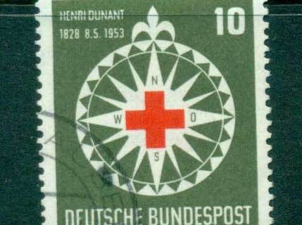 Germany-1953-Red-Cross-FU-lot59555