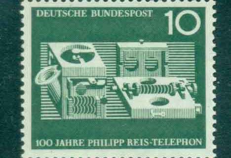 Germany-1961-Telephone-MUH-lot43860