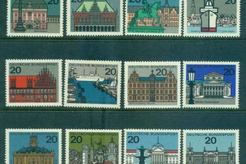 Germany-1964-65-Buildings-MUH-lot43912