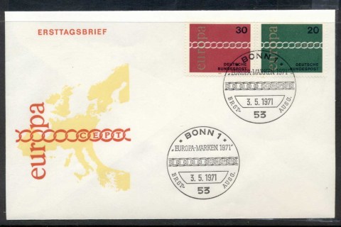 Germany-1971-Europa-Chain-through-O-FDC
