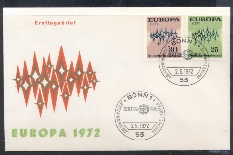 Germany-1972-Europa-Sparkles-FDC