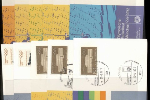 Germany-1972-Summer-Olympics-Munich-11x-Maxicards