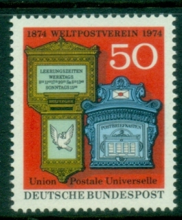Germany-1974-UPU-centenary-MUH