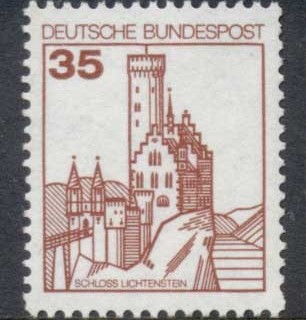 Germany-1979-82-Buildings-35pf-Liddenstein-MUH