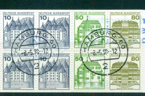 Germany-1982-Castles-Booklet-4x10