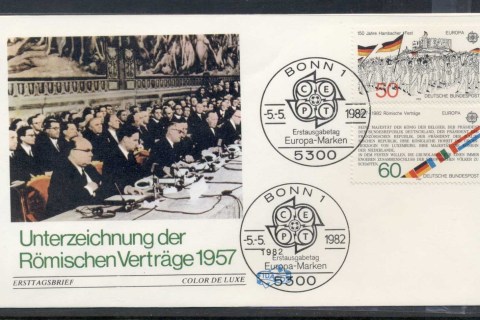 Germany-1982-Europa-History-FDC