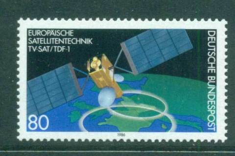 Germany-1986-Satellite-Technology-MUH-lot58515