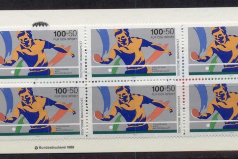 Germany-1989-Welfare-Sport-100pf-booklet-MUH