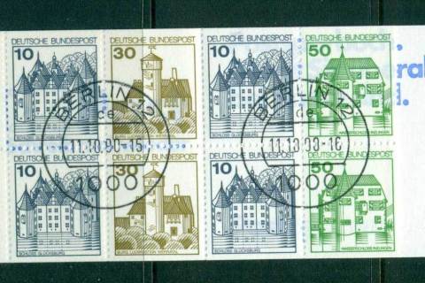 Germany-1990-Castles-Booklet-4x10