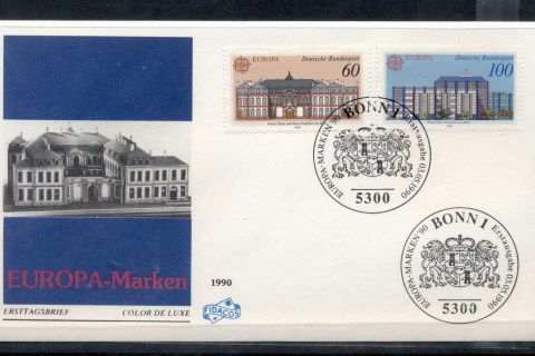 Germany-1990-Europa-Post-Offices-FDC