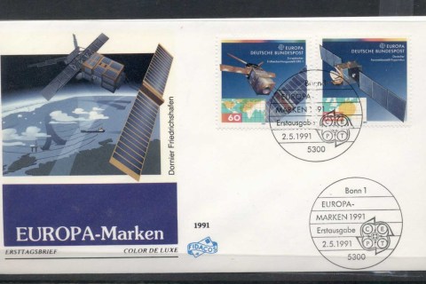 Germany-1991-Europa-Man-in-Space-FDC
