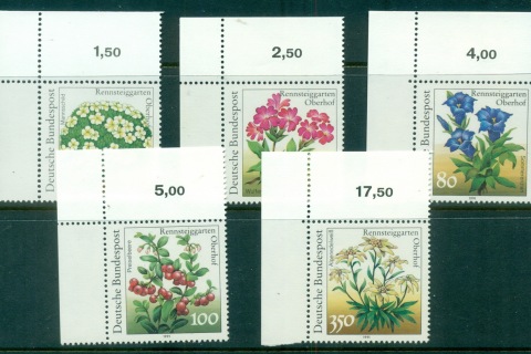 Germany-1991-Flowers-MUH