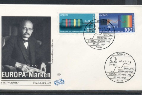 Germany-1994-Europa-Scientific-Discoveries-FDC