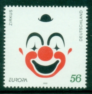 Germany-2002-EUROPA-Stamps-The-Circus-MUH