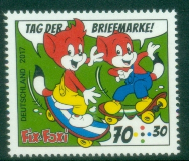 Germany-2017-Stamp-Day-Fix-and-Foxi-Comic-Series-MUH