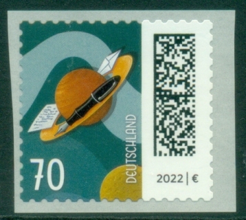 Germany-2022-World-of-Letters-70c-PS-Muh
