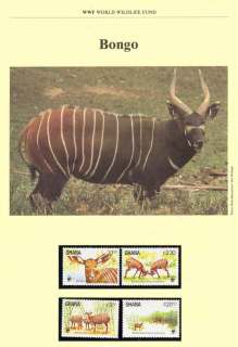 Ghana 1984 WWF Endangered Species, Bongo