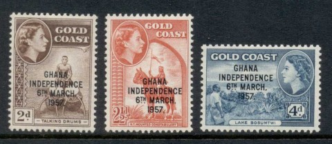 Ghana-1958-QEII-Pictorials-Opt-New-Values-MLH