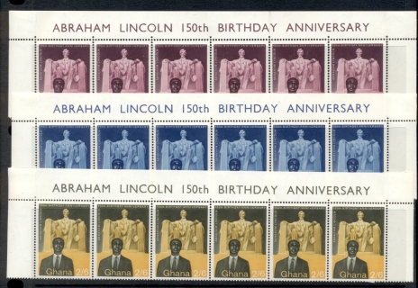 Ghana-1959-Abraham-Lincoln-150th-Birth-Anniversary-Str6-MLH