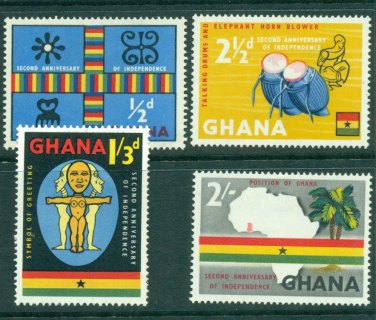 Ghana-1959-Independence-1nd-Anniv-MH-Lot27562