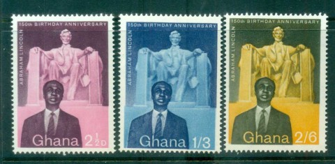 Ghana-1959-Lincoln-Birth-Sesquicentennial-MUH-lot81530