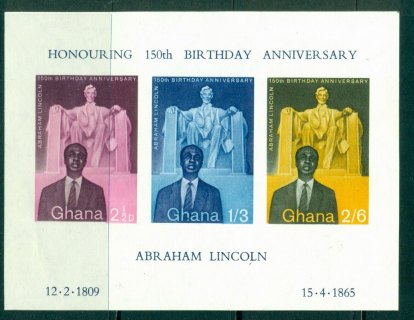 Ghana-1959-Lincolns-Birth-Sesqui-MS-MH-Lot27560