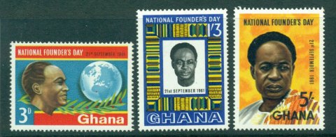 Ghana-1961-Founders-day-MUH-Lot27584