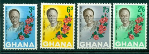 Ghana-1964-Founders-day-MUH-Lot27606