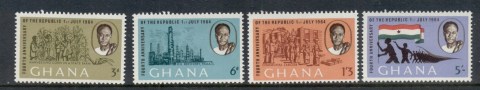 Ghana-1964-Republic-4th-Anniversary-MUH