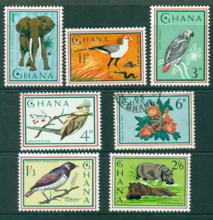 Ghana-1964-Wildlife-no-2½d-MH-FU-Lot27614