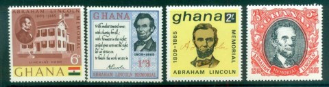 Ghana-1965-Lincoln-Death-Centenary-MUH-lot81537