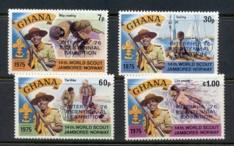 Ghana-1976-Boy-Scout-Jamboree-Opt-Interphil-MUH