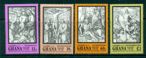 Ghana-1978-Easter-Durer-paintings-MUH-Lot27681